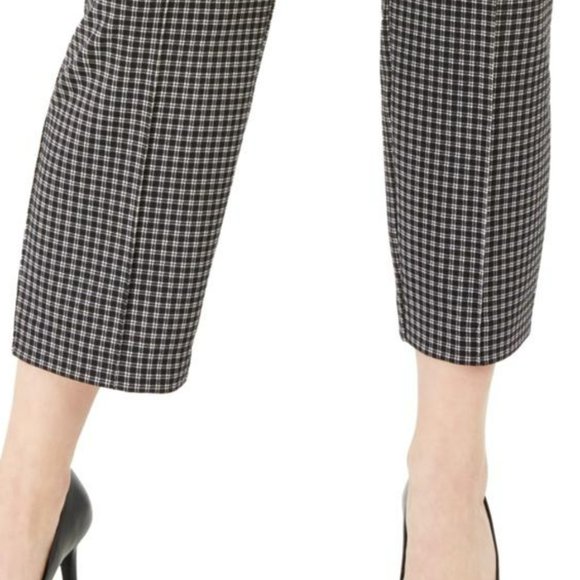 MICHAEL Michael Kors Crop Ankle Pants Black & White Size 2X Brand New all Season - Picture 3 of 8